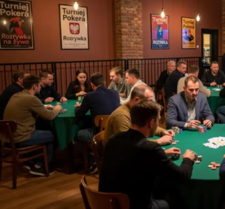 Stół pokerowy podczas wydarzenia w Nova Rizone